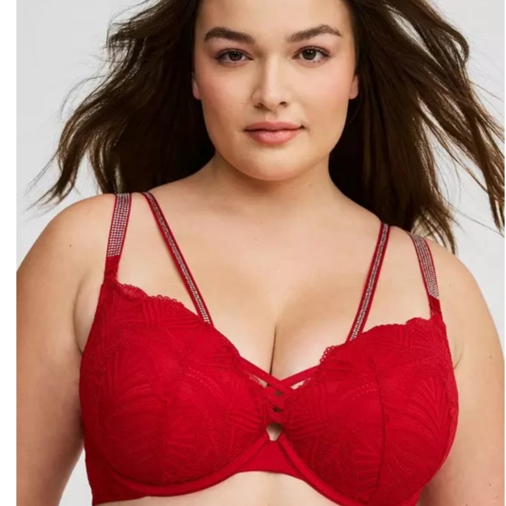 Torrid XO Plunge Push Up Bra